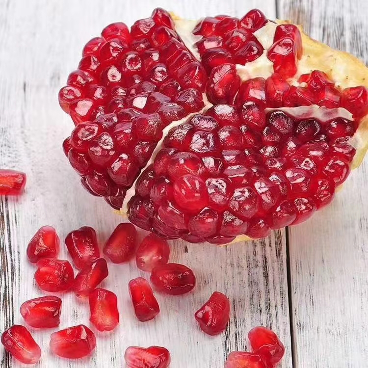 突尼斯软籽石榴  大凉山突尼斯软子石榴，现在也上市，一件也是批发价，都是自己家