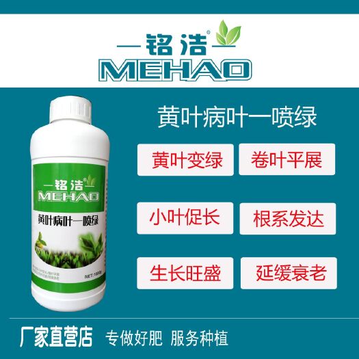 青州市 黄叶死苗一喷绿，叶面肥，厂家直销，基地，各类瓜果蔬菜通
