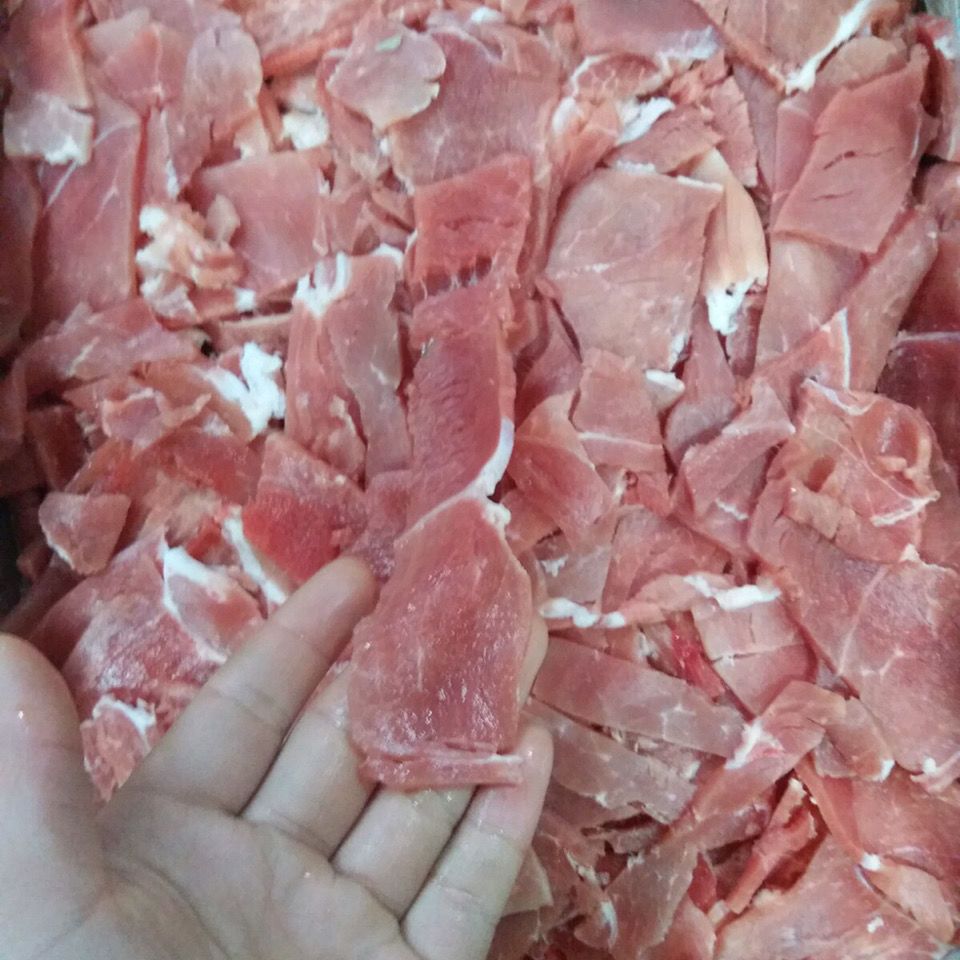 猪肉类  瘦肉片 冷冻新鲜肉片 精瘦肉片 猪肉片瘦肉条 整箱20斤 包