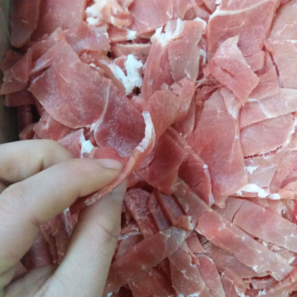 猪肉类  瘦肉片 冷冻新鲜肉片 精瘦肉片 猪肉片瘦肉条 整箱20斤 包