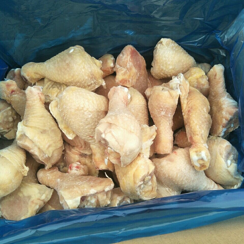  生鲜冷冻鸡腿鸡大腿一箱20斤70个头左右厂家直销快餐食堂食材