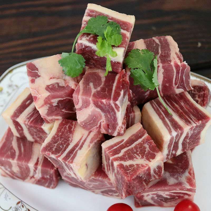  整块原切牛腩新鲜黄牛肉冷冻鲜肉批发牛腩块火锅食材送卤料包