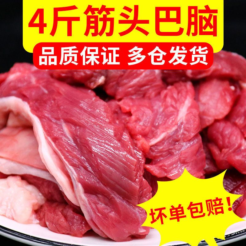 牛肉筋 筋头巴脑牛肉牛碎肉牛肉新鲜冷冻黄牛肉牛腩肉生鲜肉类火锅食材