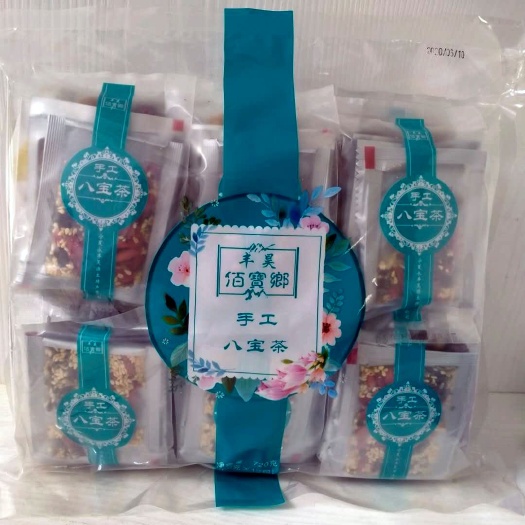 花草茶  宁夏特产手工八宝盖碗茶三泡台玫瑰花女神茶12袋装红