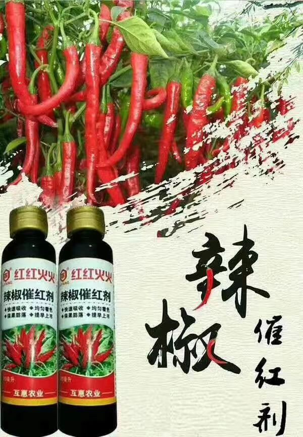  互惠辣椒催红剂六方红红火火含氨基酸水溶肥料20毫升一支一亩地