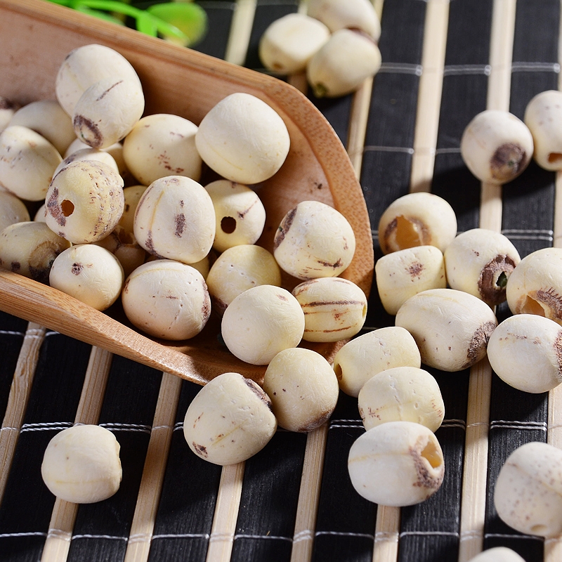 白莲子，抽心白莲子 实心白莲子