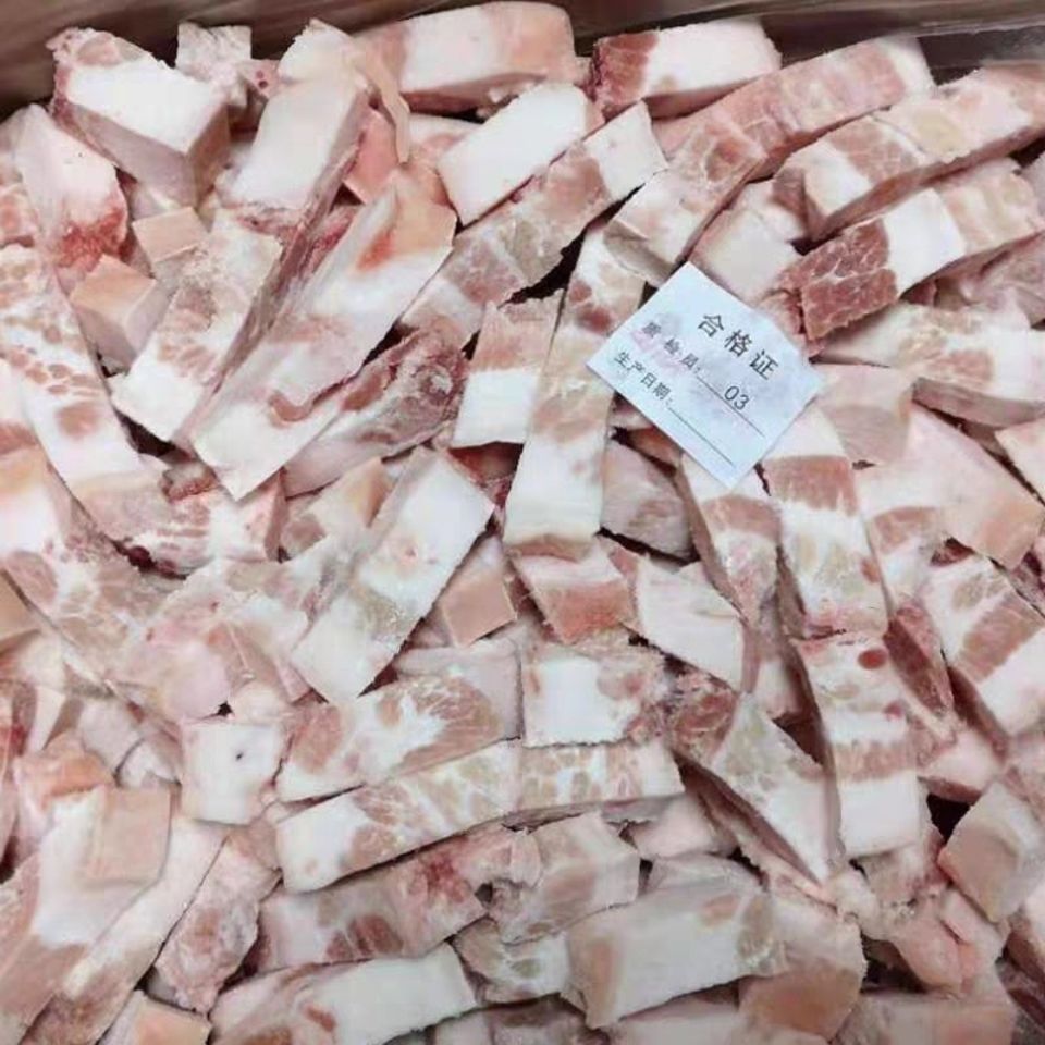 【现货速发】新鲜冷冻猪肉丁五花肉丁生猪肉丁肉丝猪肉切丁20斤