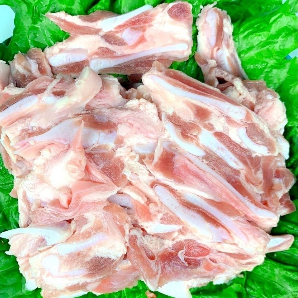  新鲜猪脆骨肉活杀猪软骨丝猪肉猪排骨生猪肉涮肉烤肉烧烤火锅食材
