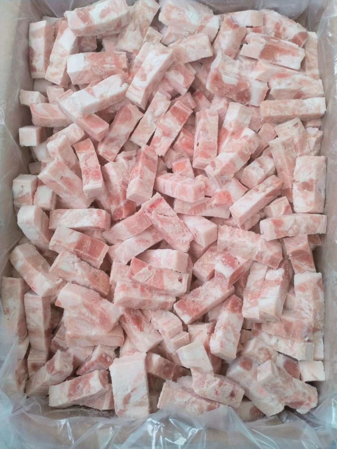 五花肉  带皮肉丁
