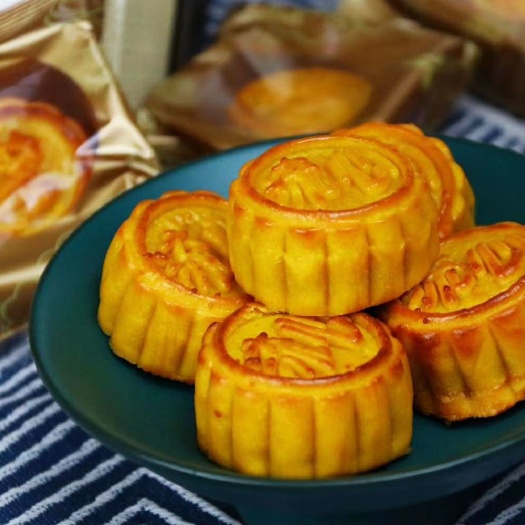上林县广西合浦金皇记奶黄流心月饼港式蛋黄流心馅饼礼盒装中秋送礼零食