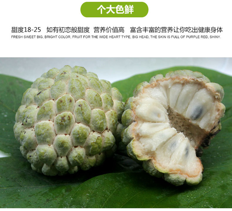顺丰包邮樟林林檎大目释迦果佛头果新鲜水果