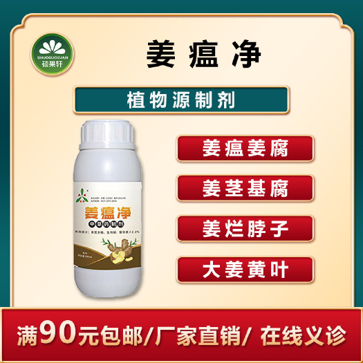 潍坊姜瘟净生姜姜瘟病茎基腐病烂脖子病大姜肥料叶面肥促生长