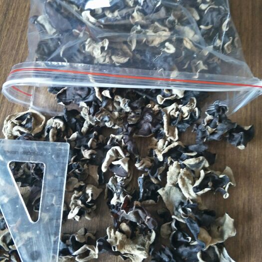 鱼台县黑木耳 三茬毛木耳剪根、水洗干品！色泽亮，无杂质！