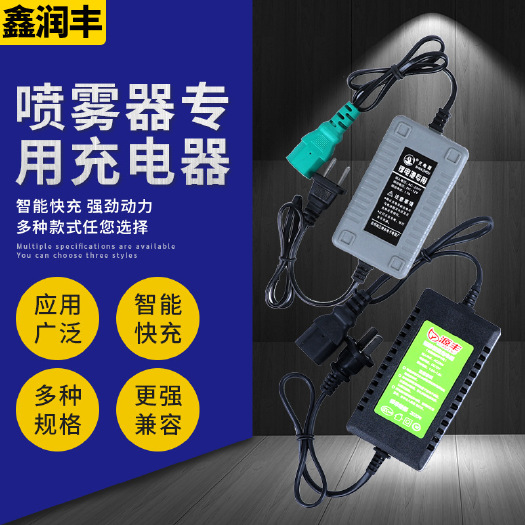 阳江打药机  喷雾机  12V电动喷雾器专用充电器 铅电池 锂电
