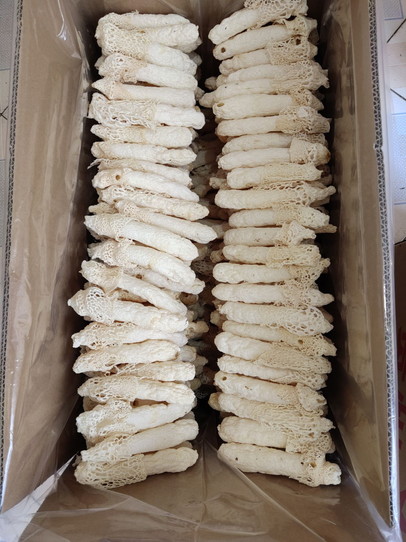 织金竹荪  贵州竹荪A 8－12cm精选高质量香荪上下一致