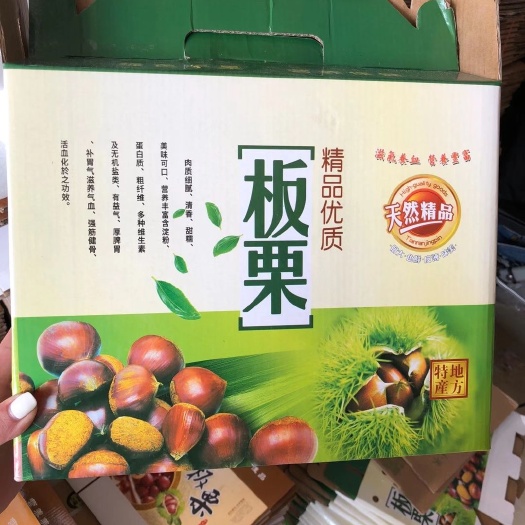 蒙阴县纯正沂蒙山板栗，百年栗树结果，无公害，自然生长，熟吃香甜面糯