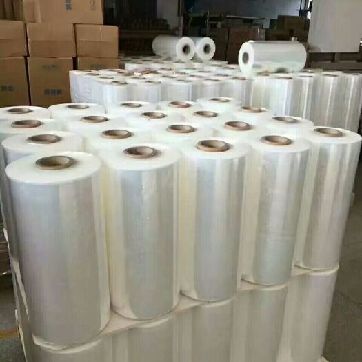 宁波PE缠绕膜50cm拉伸膜透明工业安装托盘用！