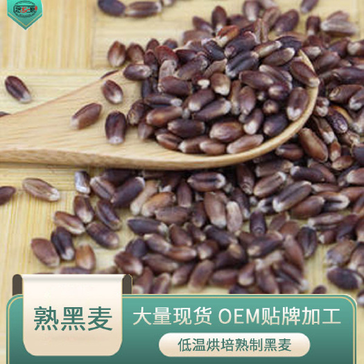 利辛县低温烘焙熟黑麦 货源供应批发熟五谷杂粮 豆浆粉磨坊粉原料
