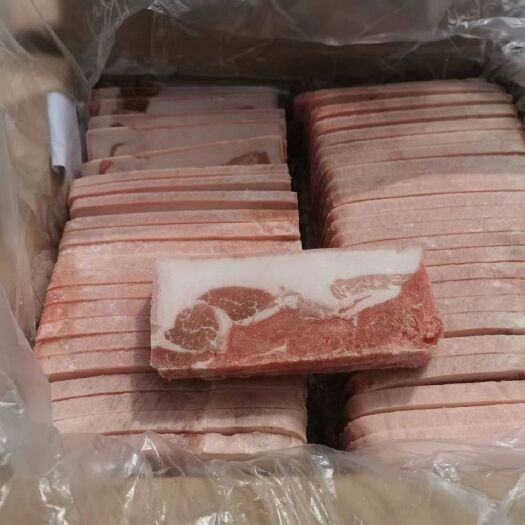 南京新鲜冷冻大肉片箱五花肉块大肉块把子肉快餐食堂江浙沪皖包