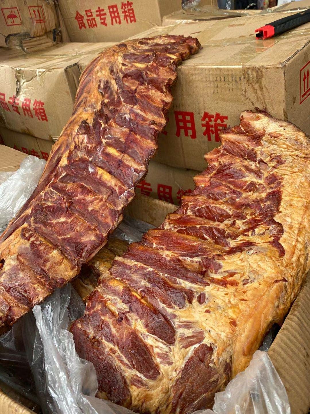 跑江湖地摊赶集展会菜市餐饮年货热卖精品腊排骨厂家一手货源