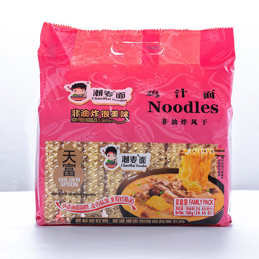 中山市非油炸波纹面  鸡汁面