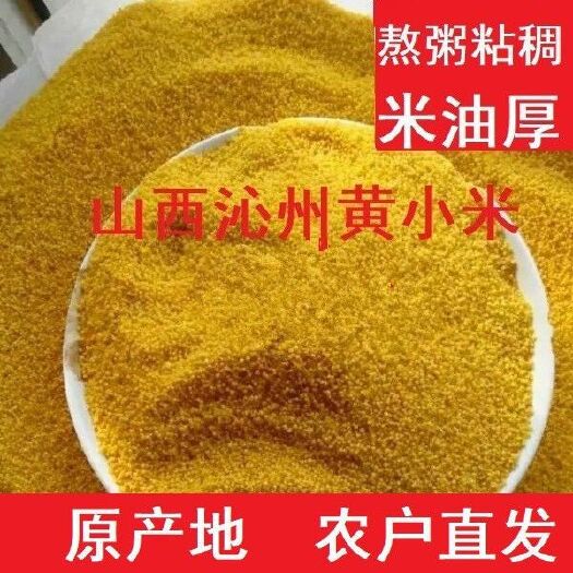 河间市 【小米】正宗山西沁州黄小米养胃新米宝宝米月子米小