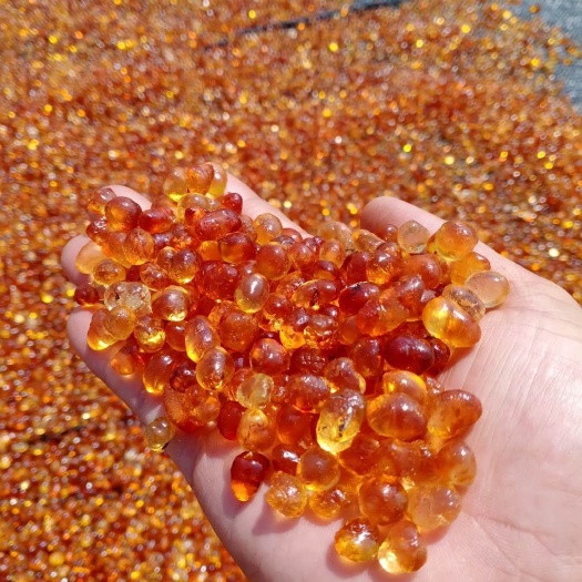 六安食用桃胶  机磨黄红珍珠