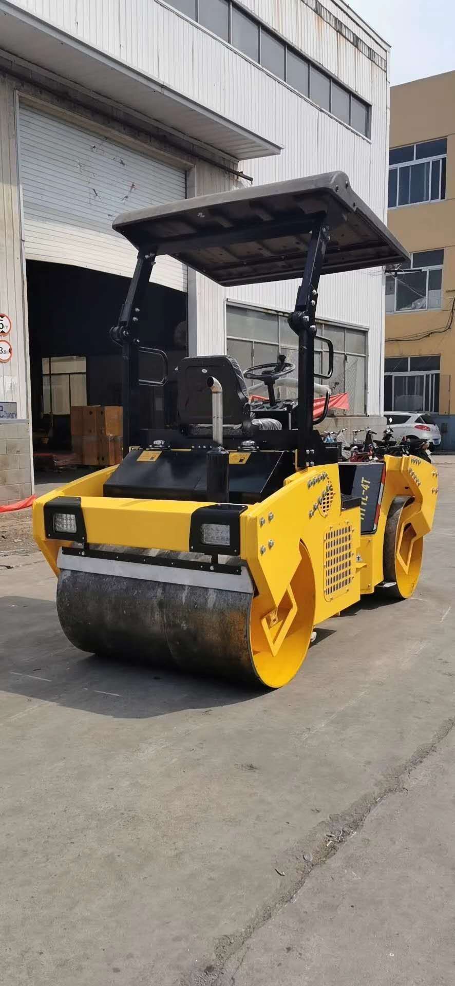 平地机  3吨全液压柴油小型压路机双驱双震机压实路面机械厂家直销