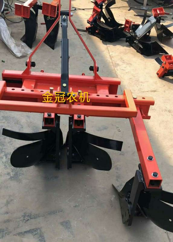 开沟起垄机 新款多功能起垄机小四轮拖拉机带的开沟机可调节耕地翻地双桦犁