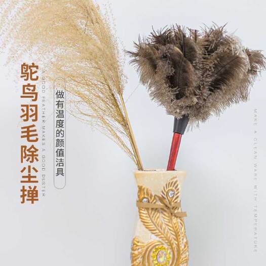 商城县鸵羽毛掸子鸡毛掸子羊毛掸子鸵羽毛孔雀羽毛批发
