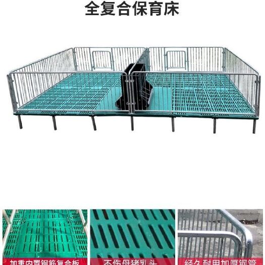 卫辉市母猪产床 小猪保育床  保育床产床仔猪保育床全复合漏粪板双体