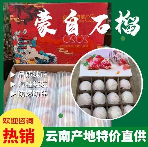 蒙自市质量保证，坏果包赔，老树石榴