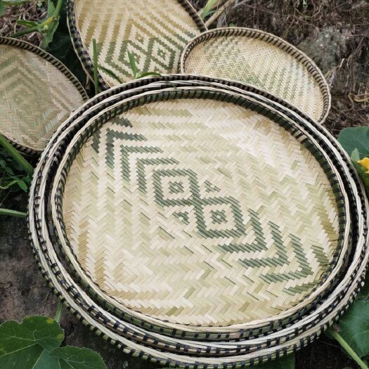 六盘水竹编簸箕 农产品 竹制品