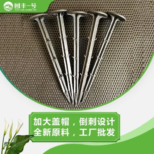 崇义县地钉生态防草布专用地钉16cm柔性好耐用
