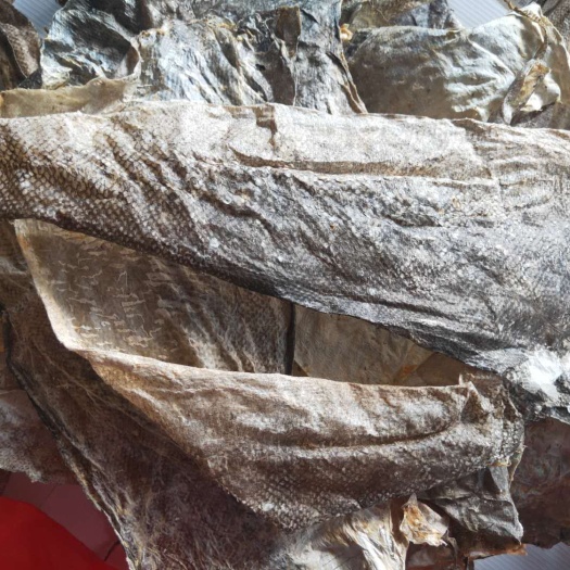 剥皮鱼干  鱼皮干  深海鱼皮 鳕鱼皮干 纯干货鱼皮