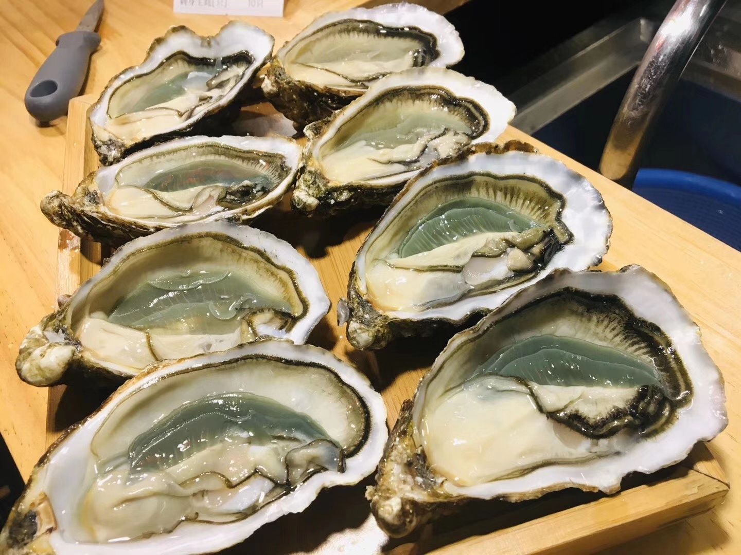 法国绿翡翠刺身生蚝