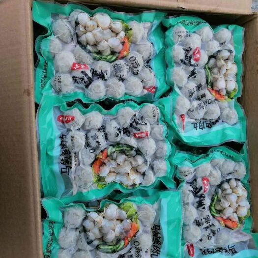 日照大量批发纯鱼肉鱼丸，马鲛鱼丸，黄花鱼丸
