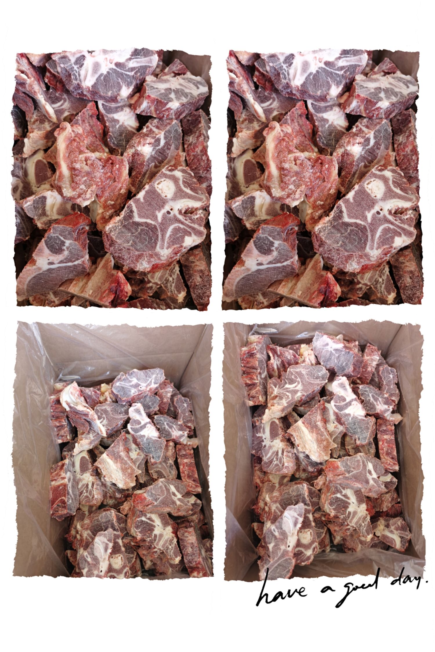 熟踢骨牛肉，国产牛脖骨长期加工