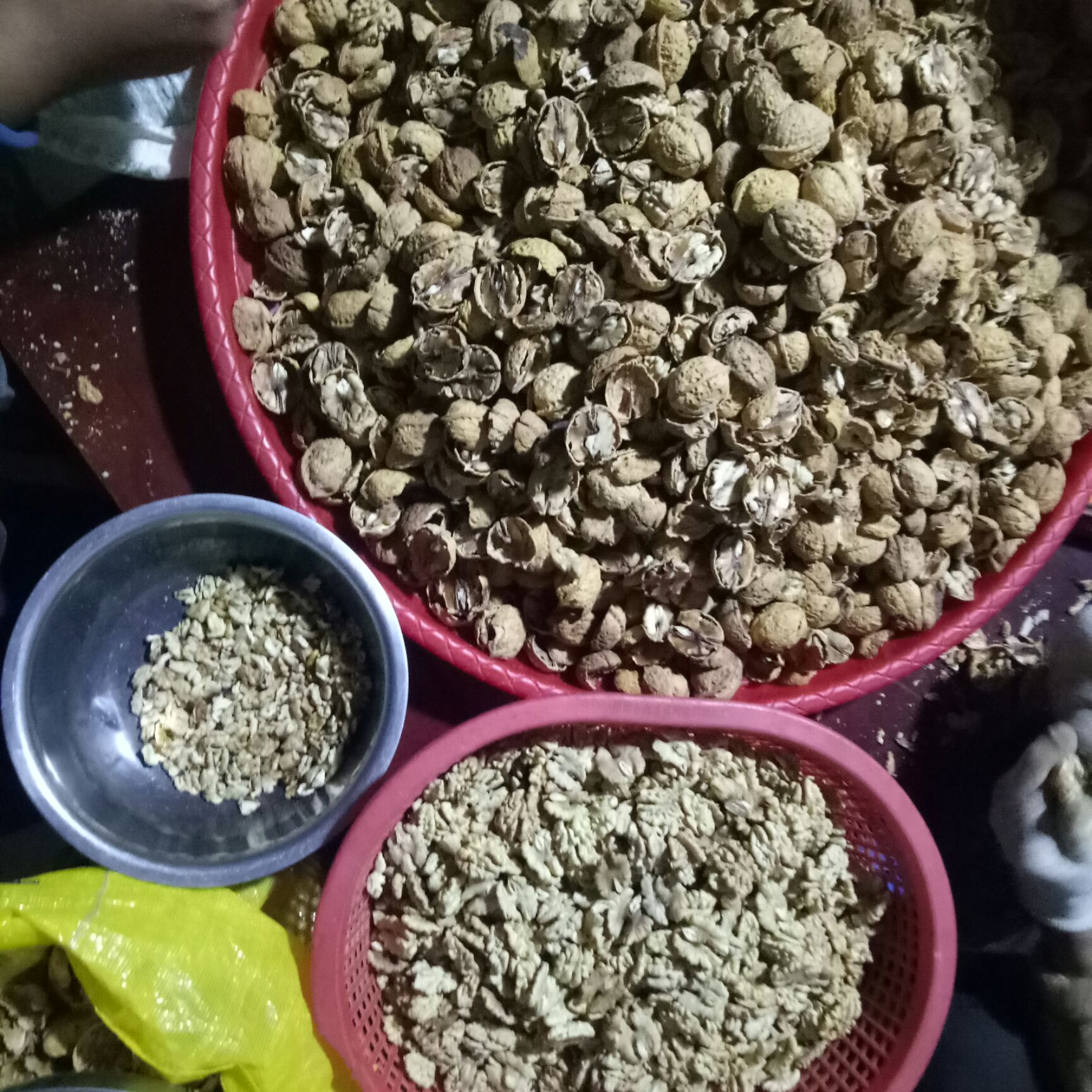 薄皮核桃 云南大理祥云纸皮核桃，核桃仁