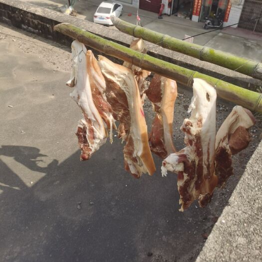 商城县乡里腊肉  标猪腊肉。