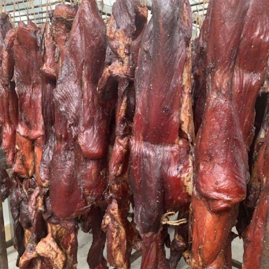 成都四川腊肉  酱香大块肉五香麻辣两个口味烟熏大块肉腊肉展销会地