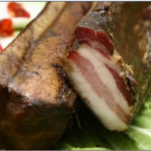 株洲《腊湘王》500克五花腊肉湖南腊味土特产柴火烟熏腊肉