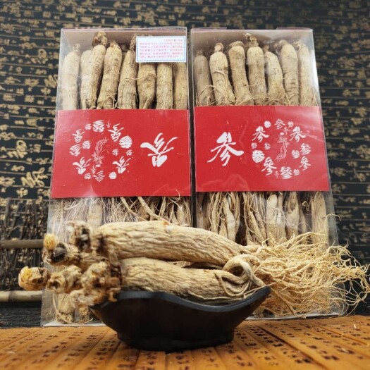 人参  长白山白参全须生晒参六年参龄煲汤泡酒产地批发