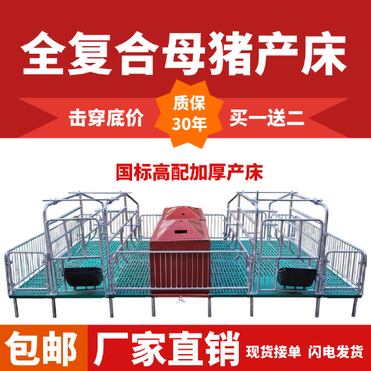 卫辉市产床母猪产床保育床母猪限位栏全复合双体分娩床养殖设备
