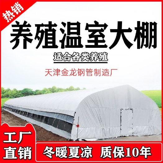 天津大棚骨架热镀锌大棚钢管蔬菜大棚温室骨架普通大棚及大棚全套配件