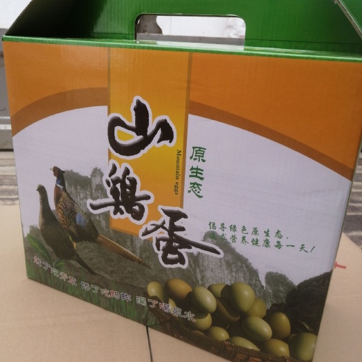 虞城县七彩山鸡蛋60枚礼品盒装正宗农家散养山鸡包邮到家破损包赔