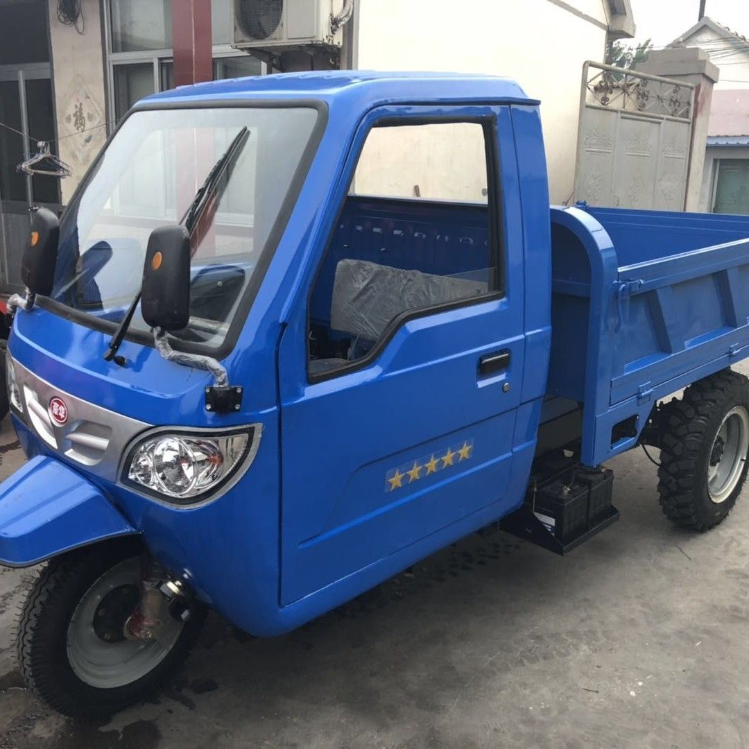 轮式拖拉机  五征时风同款农用柴油三轮车自卸翻斗工程运输车工地三马车