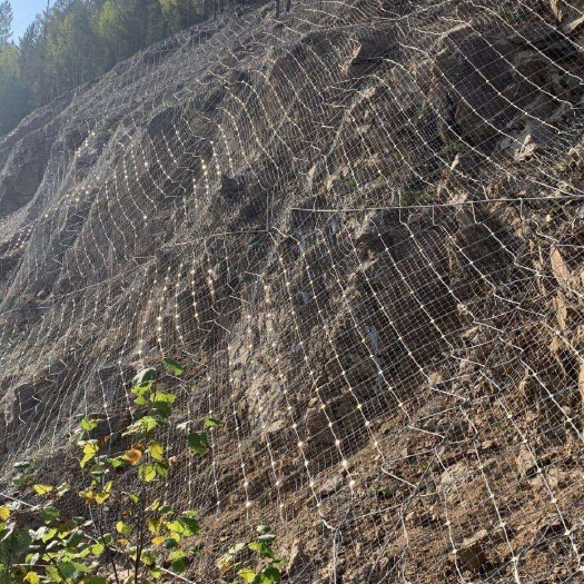 电焊网 护栏  荷兰网  边坡防护网主动网被动网SNS柔性防护网山体滑坡防护