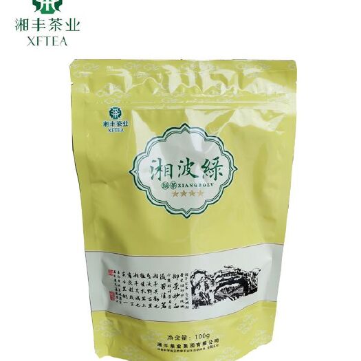 白沙绿茶  湘丰100g立袋装四星湘波绿