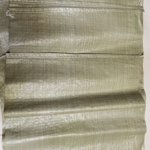 魏县 灰绿色细丝编织袋成品65乘113下料密度好质量结实耐用承重力